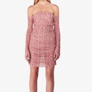 Chic Long Sleeve Floral Dress